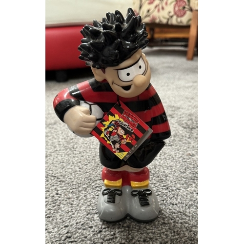 224 - A collection of Dennis The Menace toys, Primus items etc