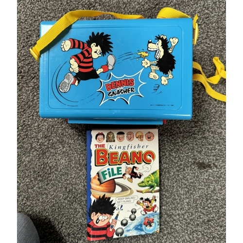 224 - A collection of Dennis The Menace toys, Primus items etc