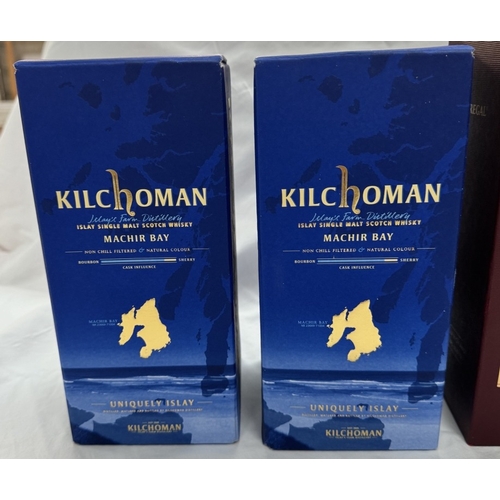 373 - 2 bottles of Kilchoman Islay single malt whiskey & 1 Chivas Regal extra blended Scotch whiskey COLLE... 