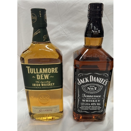 383 - 2 bottles of Tullamore Dew Irish whiskey & a Jack Daniels old no.7 COLLECT ONLY