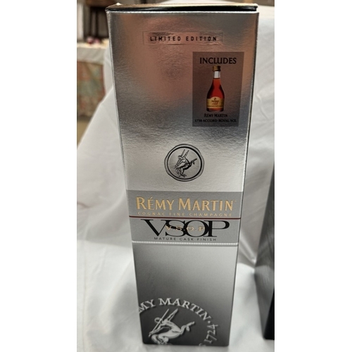 388 - 2 boxes of Remy Martin champagne cognac (V.S.O.P.) & a boxed bottle of St. Remy extra old COLLECT ON... 