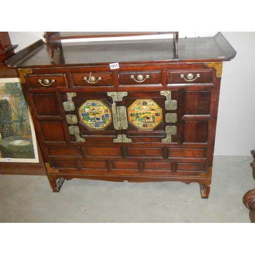 1511 - An early Chinese cabinet. COLLECT ONLY.