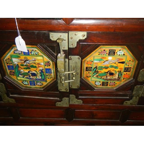 1511 - An early Chinese cabinet. COLLECT ONLY.