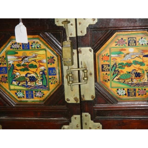 1511 - An early Chinese cabinet. COLLECT ONLY.