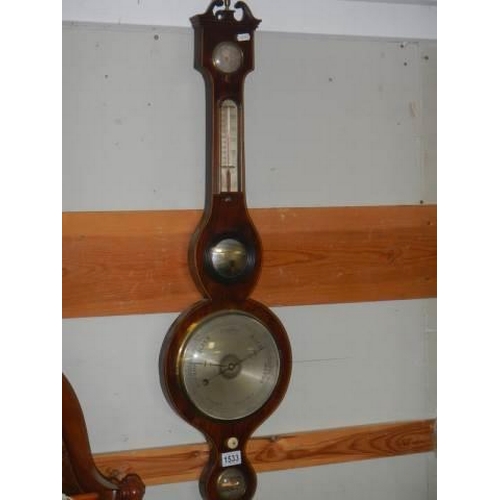 1533 - A W Hewson barometer. COLLECT ONLY.