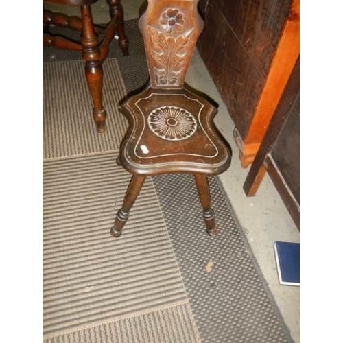 1544 - a 20th century spinning chair, COLLECT ONLY.