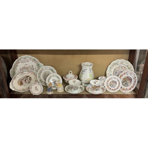 1504 - In excess of forty pieces of Royal Doulton Brambly Hedge porcelain including figures. COLLECT ONLY.