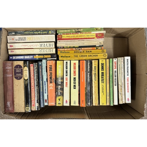 637 - A quantity of books including John Grisham, James Dunn, Joe Poyer etc