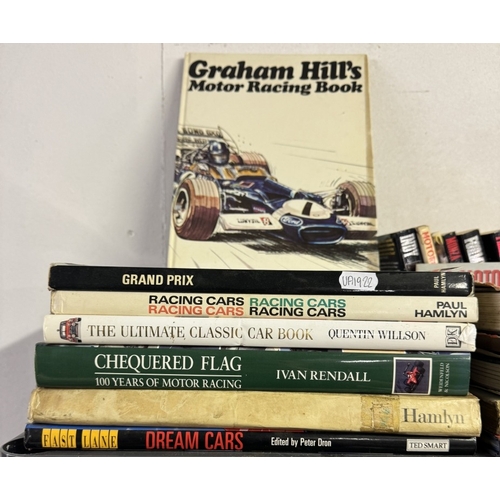 699 - A good collection of motor racing books including Jim Clark, Graham Hill etc