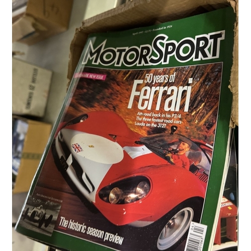 720 - 6 boxes of Motorsport magazines