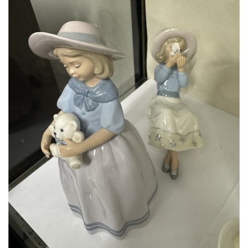 742 - 5 Leonardo collection & 2 other Lladro style figures