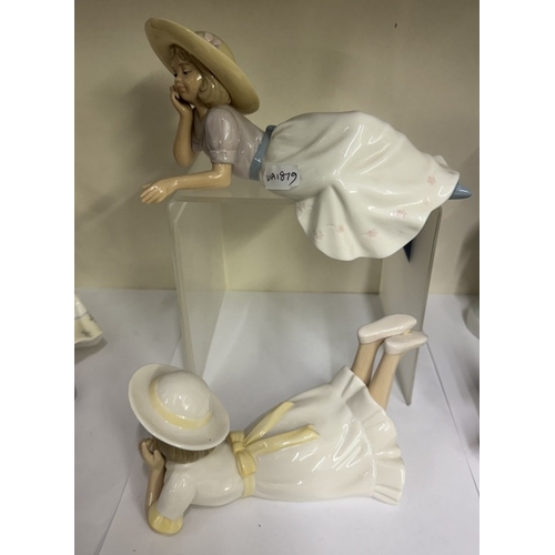 742 - 5 Leonardo collection & 2 other Lladro style figures