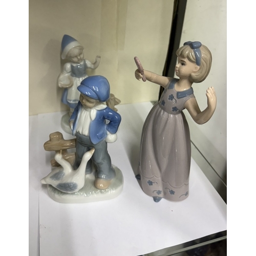 742 - 5 Leonardo collection & 2 other Lladro style figures