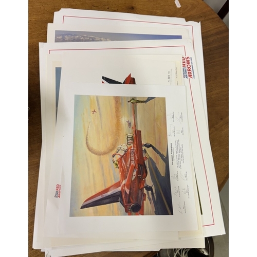 755 - 6 rare RAF Red Arrows calendars 2008-2014 & other Red Arrows Calendars. COLLECT ONLY