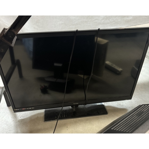 1068 - A Technika, Acer & Grundig TVs 32inch, 22inch & 16inch. Two TVs have remotes as pictured.