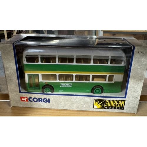 1084 - 5 Corgi Classics including Omnibus, The Connoisseur collection bus & coach models