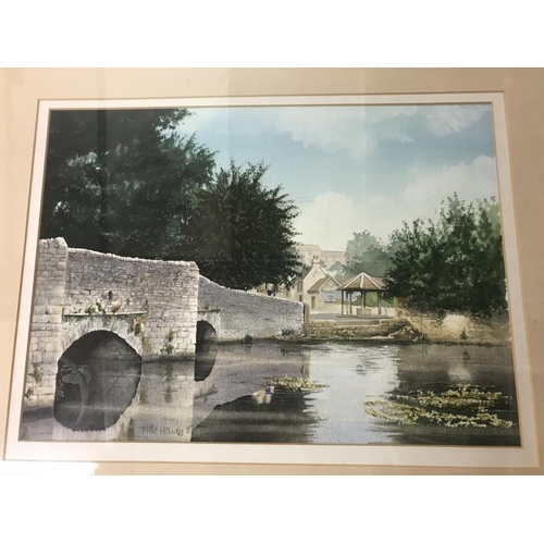 943 - 4 good watercolours, 3 framed & glazed