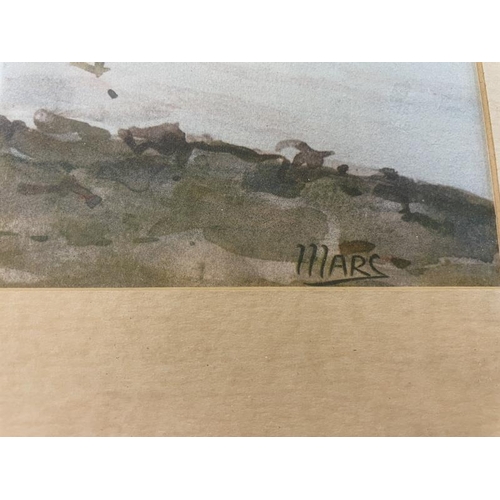 967 - 2 good framed & glazed watercolours signed MARS