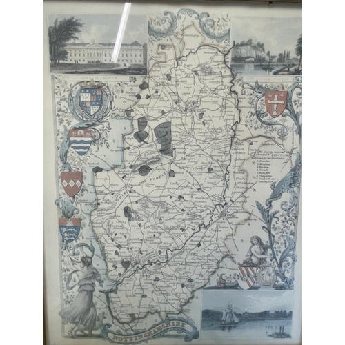 979 - A collection of 20th century maps, some framed & glazed