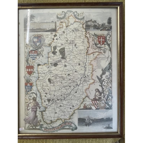 979 - A collection of 20th century maps, some framed & glazed