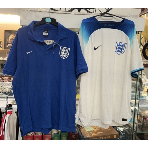 1121 - 2 England shirts