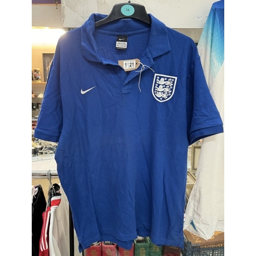 1121 - 2 England shirts