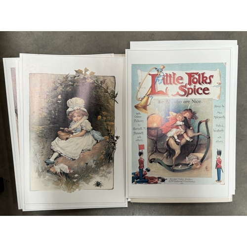 1147 - A folder of 6 posters featuring Victorian children