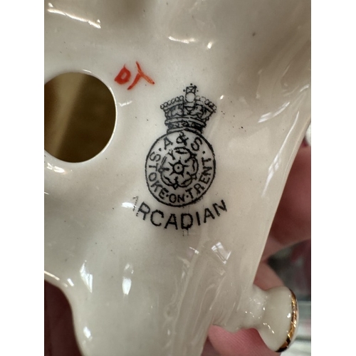 1111 - A selection of Arcadian & Carlton ware crested china