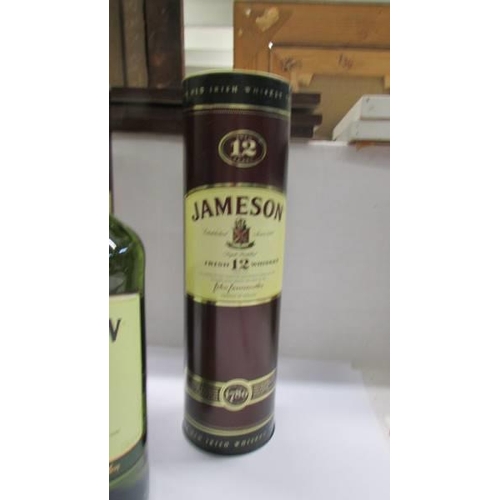 1302 - Two Jameson Irish 12 year Whiskey and a Jameson Triple Distilled Irish Whiskey.