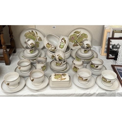 428 - A 42 piece Denby dinner set