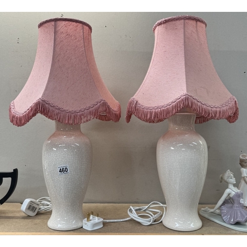 460 - A pair of table lamps.