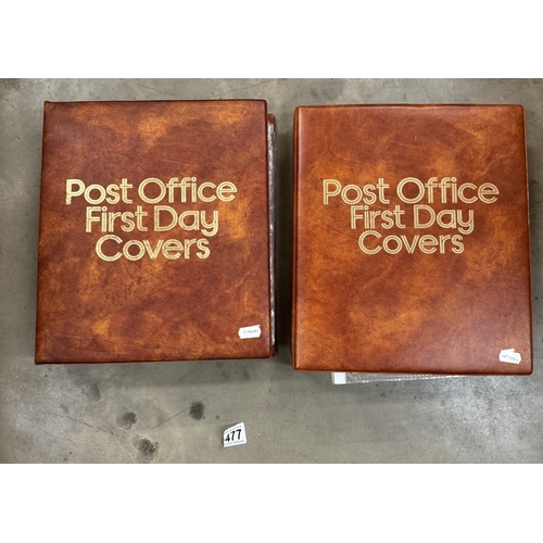 477 - 2 Albums of Post Office first day covers