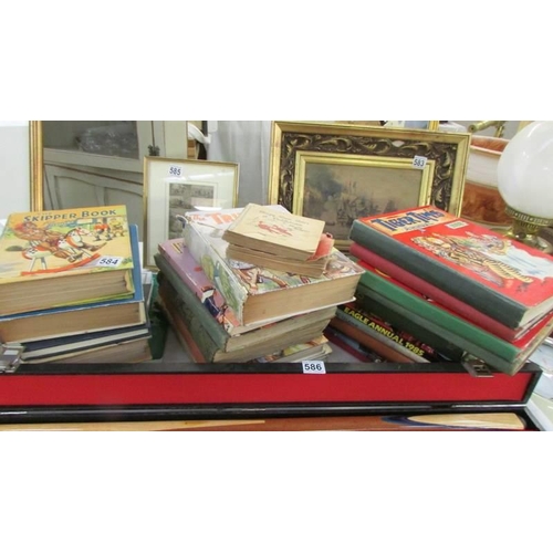 584 - A large quantity of children's books and annuals.