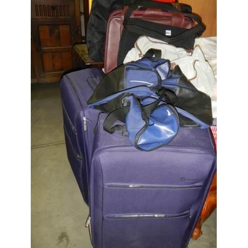 683 - A quantity of suitcases, bags etc., COLLECT ONLY.