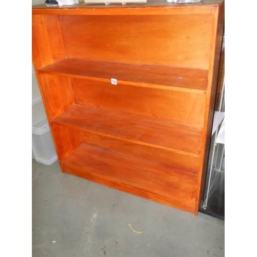 702 - A pine book case, COLLECT ONLY.