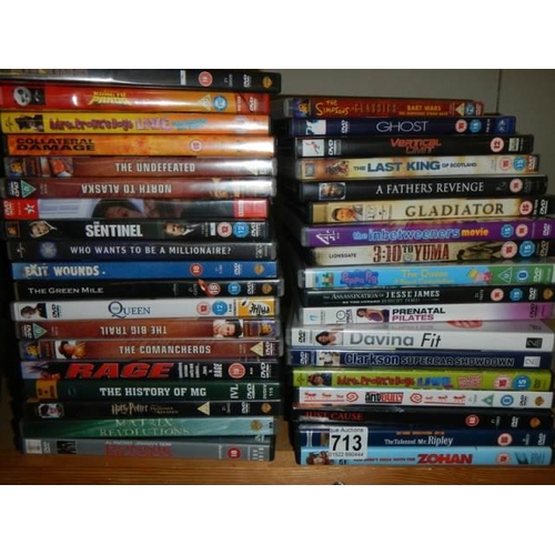 713 - A quantity of DVD's.