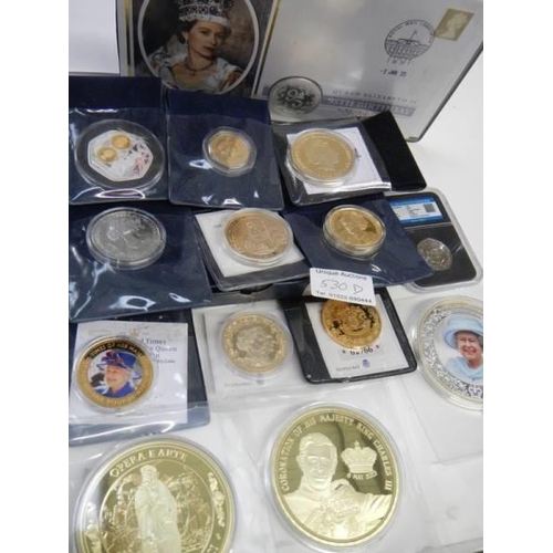 530D - A collection of proof coins & other coins