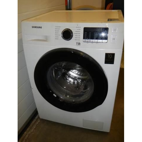 739 - A Samsung automatic washing machine, COLLECT ONLY