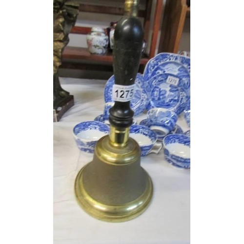 1275 - A heavy brass bell.