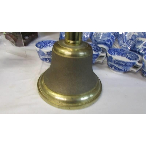 1275 - A heavy brass bell.