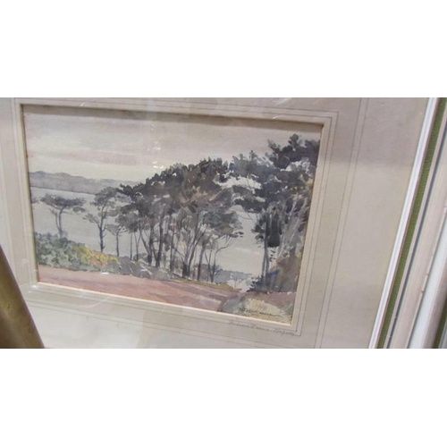 1330 - A pair framed and glazed watercolours of Torquay signed Ernest A Marsh.