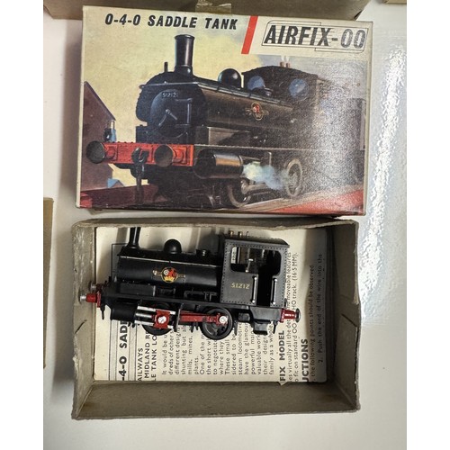 123 - 2 Airfix 1/72 series 2 aircrafts not started & A quantity of 00 scale railway kits assembled