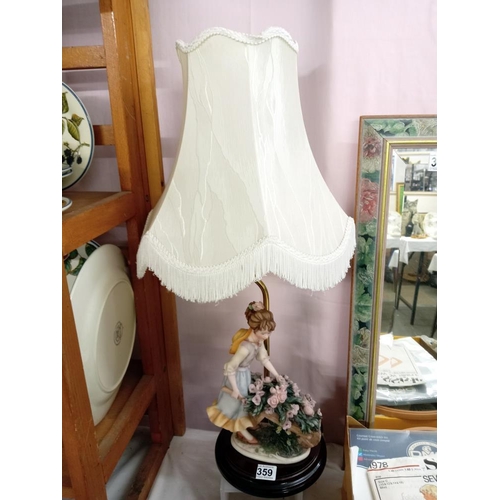 359 - A figural table lamp COLLECT ONLY