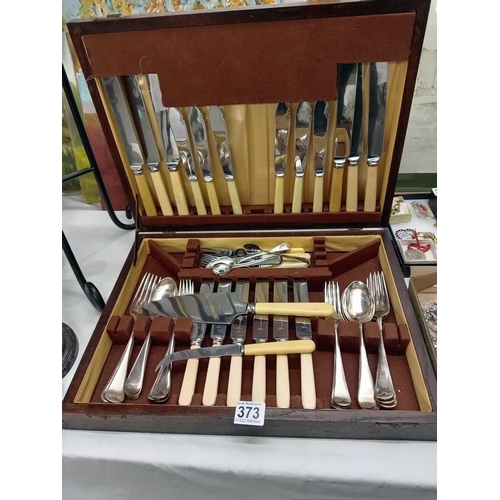 373 - A canteen of cutlery