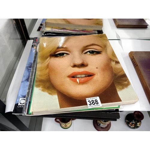 388 - A selection of Marilyn Monroe books