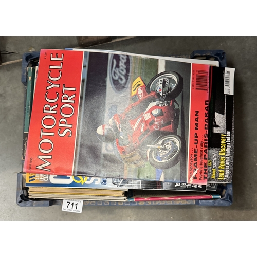 711 - A quantity of classic car magazines.