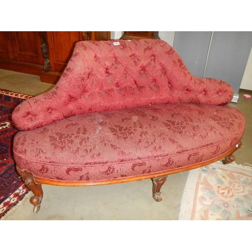 1493 - An early 20th century salon sofa, COLLECT ONLY.