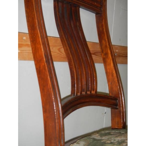 1499 - A good quality mahogany dining chair. COLLECT ONLY.