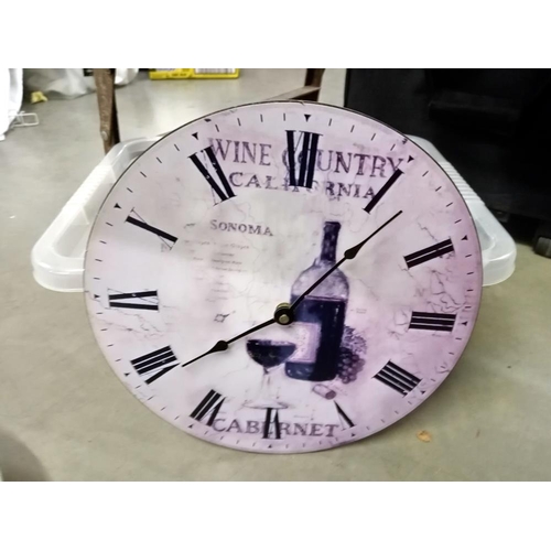 420 - A quantity of wall clocks