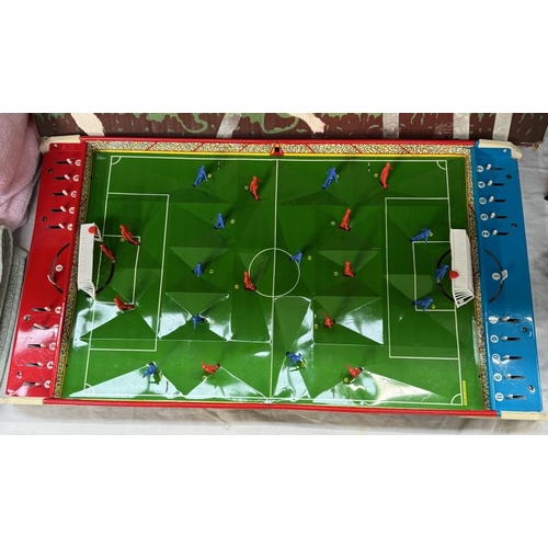 724 - A vintage Chad valley boxed football game (No balls)